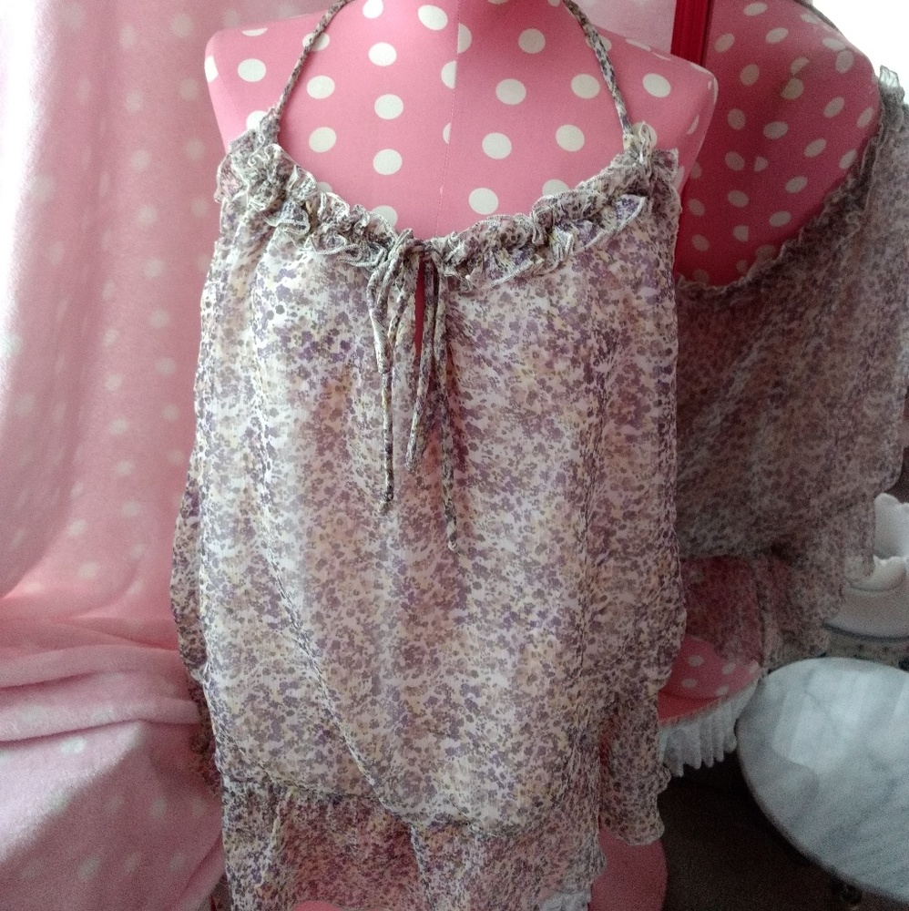 buy 1 get 1 free rue 21 Floral ruffle tank top